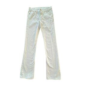 J.Crew White Bootcut Jeans Womens 27R Stretch Denim Mid Rise Classic 27 4